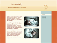 Tablet Screenshot of barefootbelly.com